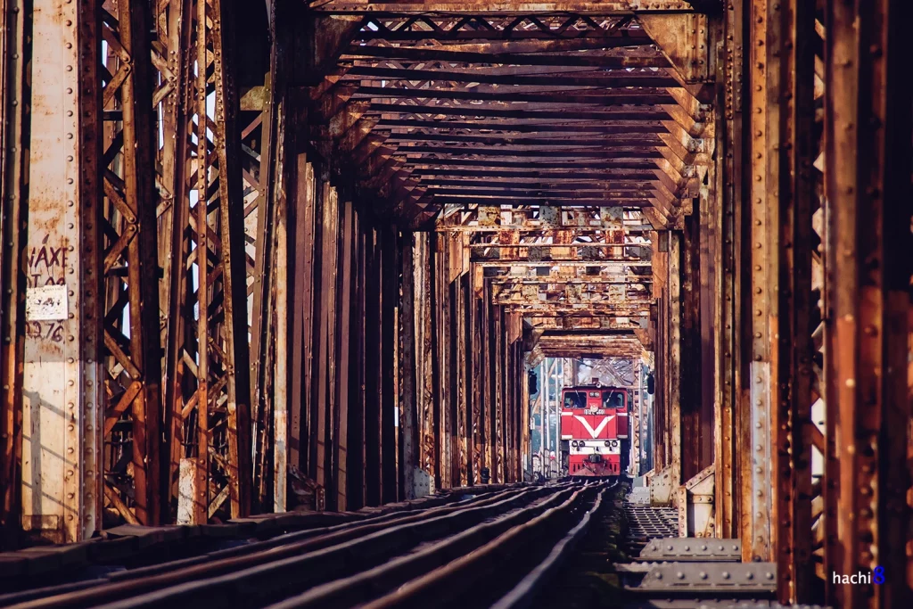 le pont Long Bien de Hanoi