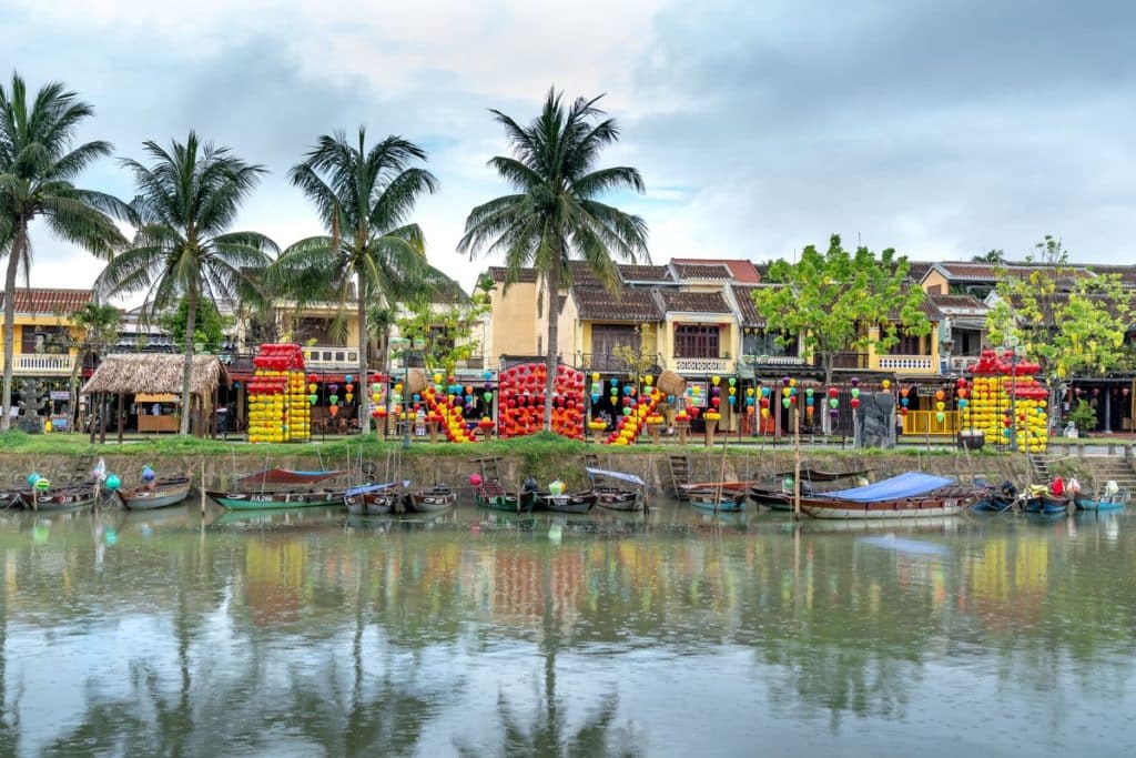 Rivière de Hoi An, étape d’un billet open jaw au Vietnam